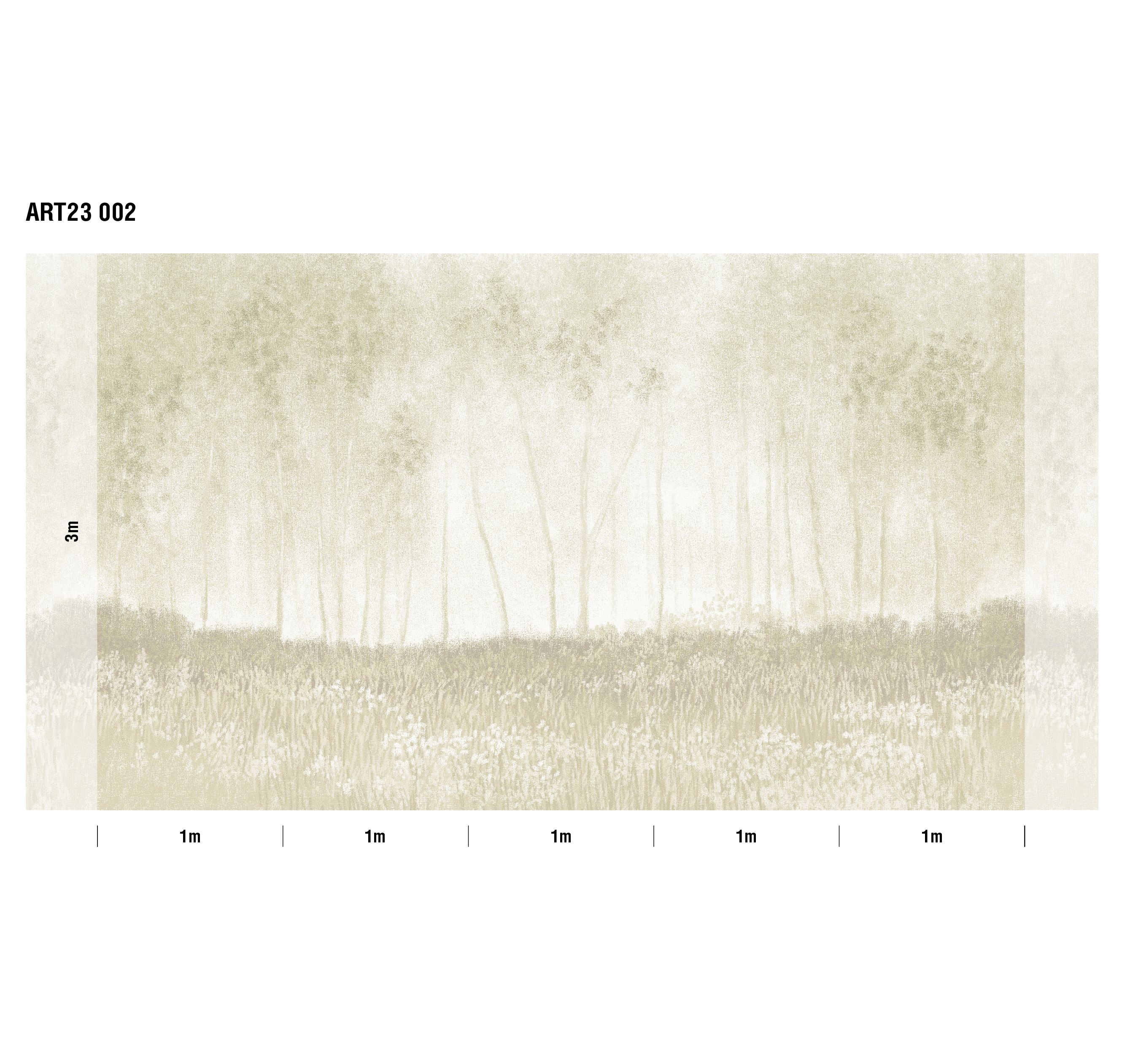 Панно Loymina Пейзаж 2 Цветочная поляна ART23 002 3×5